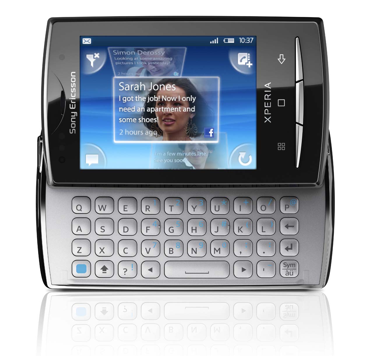 Pobierz darmowe dzwonki Sony-Ericsson Xperia X10 mini pro.